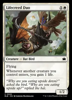 NM Foil Lifecreed Duo, MTG, Bloomburrow, Magic the Gathering, 20 - Image 1