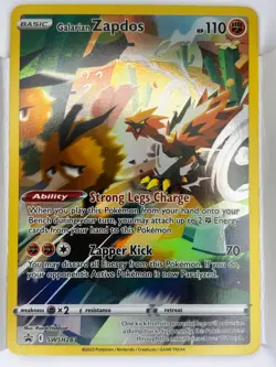 Galarian Zapdos Promo SWSH: Sword & Shield Promo Cards SWSH283 NM LP-NM - Image 1