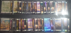 Magic the Gathering Bulk Lot - 410 Foil Full Art Lands Various Sets - Near Mint - Image 2