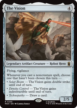 The Vision - Foil Light Play, English Magic the Gathering MTG Marvel Super Heroe - Image 1