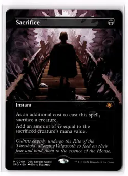 Sacrifice (Borderless) 69 Special Guests Normal NM - Image 1