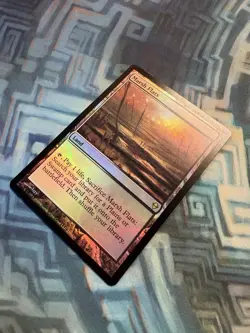 MTG Foil Marsh Flats NM- Zendikar - Image 4