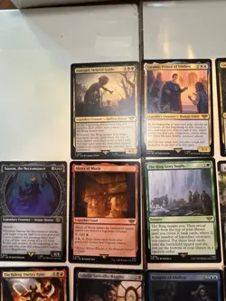 MTG Lord of the Rings LTR Lot of 21 Rare Cards | Shelob Foil, Sauron Showcase - Image 2