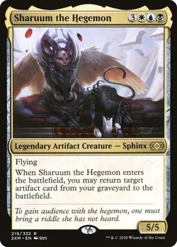 Sharuum the Hegemon Double Masters Rare NM Magic: The Gathering 219 Foil - Image 1