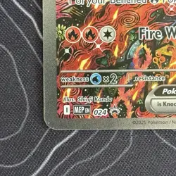 Oricorio ex 024 Holo Promo ME: Mega Evolution Promo Pokemon NM - Image 5