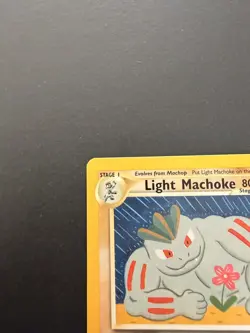Light Machoke 49/105 Neo Destiny Vintage Near Mint WOTC Pokemon Card 2002 NM - Image 3