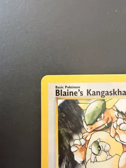 Blaine's Kangaskhan 036/132 Gym Heroes Uncommon Pokemon Vintage Card WOTC LP - Image 3