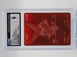 VICTINI 2025 POKEMON BLACK BOLT HOLO BLACK WHITE RARE #171/086 CGC 9 Q7285 - Image 1