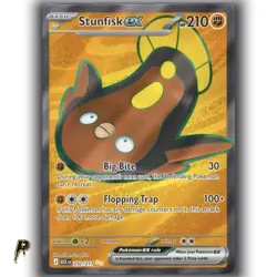 Pokemon Ascended Heroes Stunfisk ex 252/217 Ultra Rare Holo Card NM - Image 1