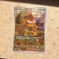 The Pokemon Company Scrafty 139/086 Sv: White Flare IR Full Art Holo EN - Image 1