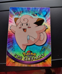 Topps TV Animation Edition Clefairy #35 Holo English Pokemon TCG Card - Image 1