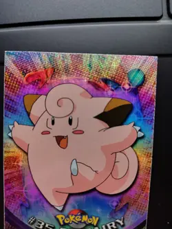 Topps TV Animation Edition Clefairy #35 Holo English Pokemon TCG Card - Image 2