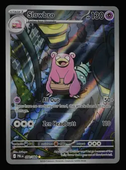 Slowbro Illustration Rare 090/084 Pitch Black English Pokemon- In Hand- NM - Image 1