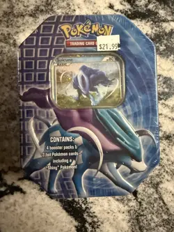 Pokemon TCG Collector's Tins Suicune 2010 SEALED - Image 1
