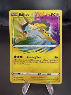 Pokemon Raikou #050/185 English Vivid Voltage Amazing Rare - Image 1