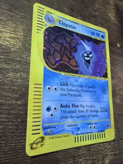 Cloyster 8/165 Expedition Base Set Holo Pokemon Card 2002 - Image 2