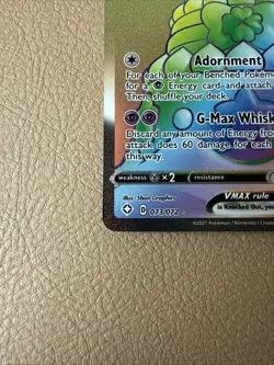 Alcremie VMAX 073/072 Rainbow Rare Shining Fates Pokemon Holo Near Mint - Image 5