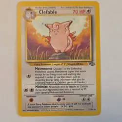 NM Wizards Clefable Jungle Rare 17/64 1999 English Unlimited Regular - Image 1
