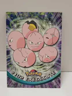 Topps Exeggcute #102 Pokemon Blue Logo LP - Image 1