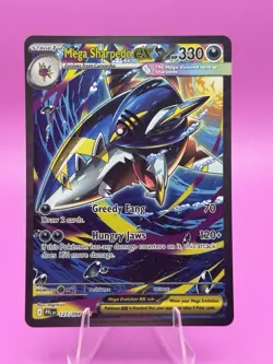 Mega Sharpedo EX 127/094 - Me02 Phantasmal Flames - SIR - Pokemon TCG - Image 1