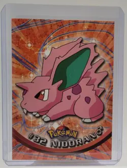 1999 Topps Pokemon Blue Logo Nidoran #32 - Image 1