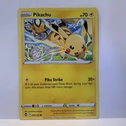 Pikachu Common SWSH12: Silver Tempest 049/195 - Image 1