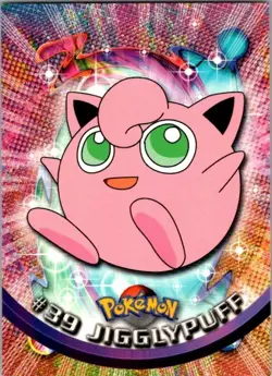 1999 Topps Pokemon Blue Logo Jigglypuff - Image 1