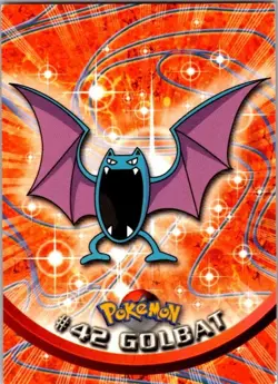 1999 Topps Pokemon Blue Logo Golbat - Image 1