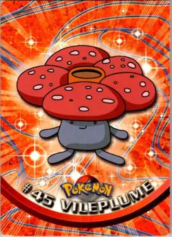 1999 Topps Pokemon Blue Logo Vileplume - Image 1