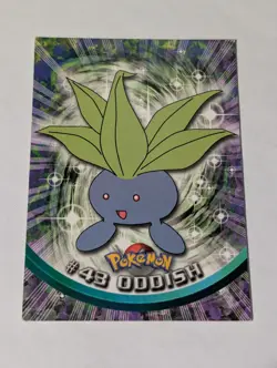 Oddish #43 1999 Topps Pokemon (Blue Logo) 1st Print LP - Image 1