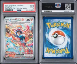 Pokemon Greninja ex 214/167 SIR PSA 9 Twilight Masquerade - Image 2