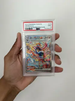 Pokemon Greninja ex 214/167 SIR PSA 9 Twilight Masquerade - Image 3