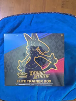 Pokemon TCG Crown Zenith Elite Trainer Box - New/Sealed with Acrylic case incl. - Image 1