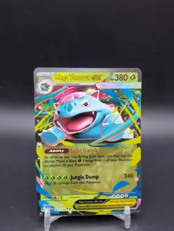 Mega Venusaur ex 003/132 Mega Evolution NM Pokemon Card - Image 1