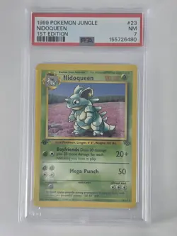 1999 Pokemon Jungle Nidoqueen 1st Edition PSA 7 #23 Near Mint - Image 4