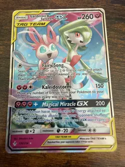 Pokemon Gardevoir & Sylveon GX TAG TEAM Ultra Rare Sm-Unbroken Bonds 130/214 26… - Image 1
