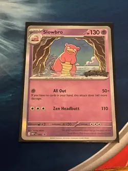 Slowbro Prerelease Promo MEP 083 Pokemon Mega Evolution: Pitch Black Holo Stamp - Image 1