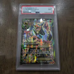 Pokemon M Houndoom EX 154/162 PSA 9 Mint Breakthrough Holo Full Art FA 2015 Rare - Image 1