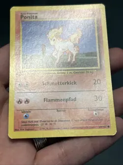 Pokemon TCG Ponyta German Base Set 1st Edition (PONITA) 60/102- NM - Image 3