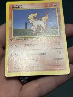 Pokemon TCG Ponyta German Base Set 1st Edition (PONITA) 60/102- NM - Image 4