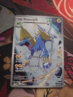 Manectric 089/084 IR Pitch Black English Unreleased Pokemon Card NM/M - Image 1