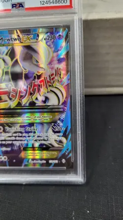 2015 M MEWTWO EX FULL ART XY BREAKTHROUGH POKEMON MEGA TCG PSA 9 MINT #159/162 - Image 3