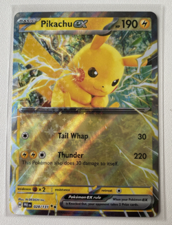 Pikachu Ex 028/131 - Double Rare - Prismatic Evolutions - Pokemon TCG 2025 - Image 1