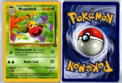 Pokemon Card - Weepinbell Jungle 48/64 Uncommon Unlimited - Vintage WOTC - Image 3