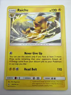 Pokemon - Raichu 55/214 - Unbroken Bonds - Non Holo Rare - Near Mint - Image 1