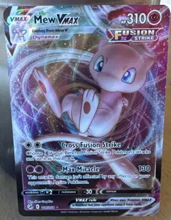 The Pokemon Company Pokemon TCG Mew VMAX 114/264 Fusion Strike Holo UR HP 310 - Image 1