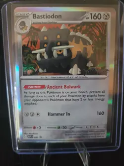 *Prerelease* Bastiodon Build & Battle Promo MEP085 - Pokemon TCG Pitch Black - Image 1