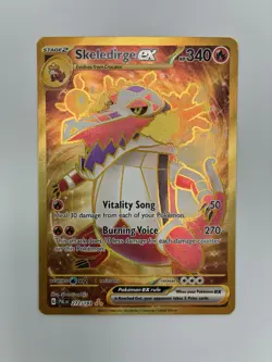 2023 Pokemon Paldea Evolved Skeledirge ex Hyper Rare 272/193 Card - Image 1