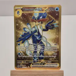 Pokemon TCG Quaquaval ex 273/193 Paldea Evolved Hyper Rare Full Art Holo 320 HP - Image 1