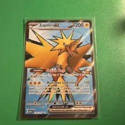 Pokemon 151 Zapdos Ex Full Art Hyper Rare Holo 192/165 Near Mint - Image 1